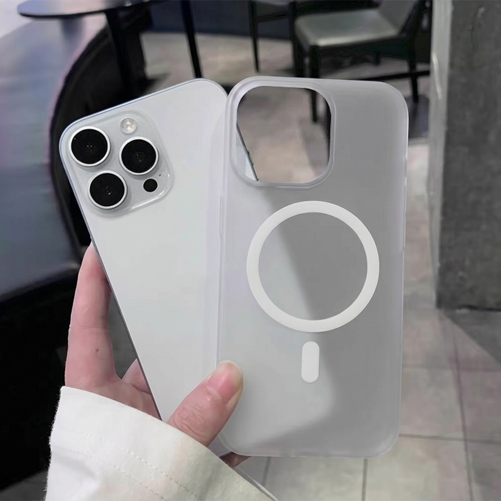 Phone Ring Holder - Ultradünne, weiche, matte magnetische Handyhülle für