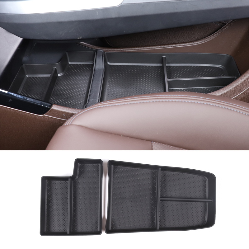 X1 Phone Accessories - LHD Schwarze TPE Untere Mittelkonsole Aufbewahrungsfach
