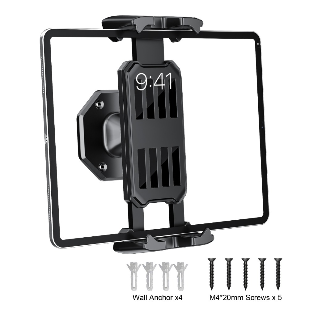 Phone Accessories Holder - Wandmontierter Telefonhalter Tablet-Ständer Verstellbare Klemme 360°
