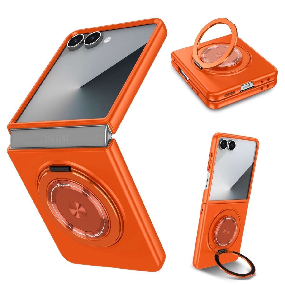 Phone Ring Holder - Magnetischer Metall-Drehringhalter Handyhülle für Galaxy Z