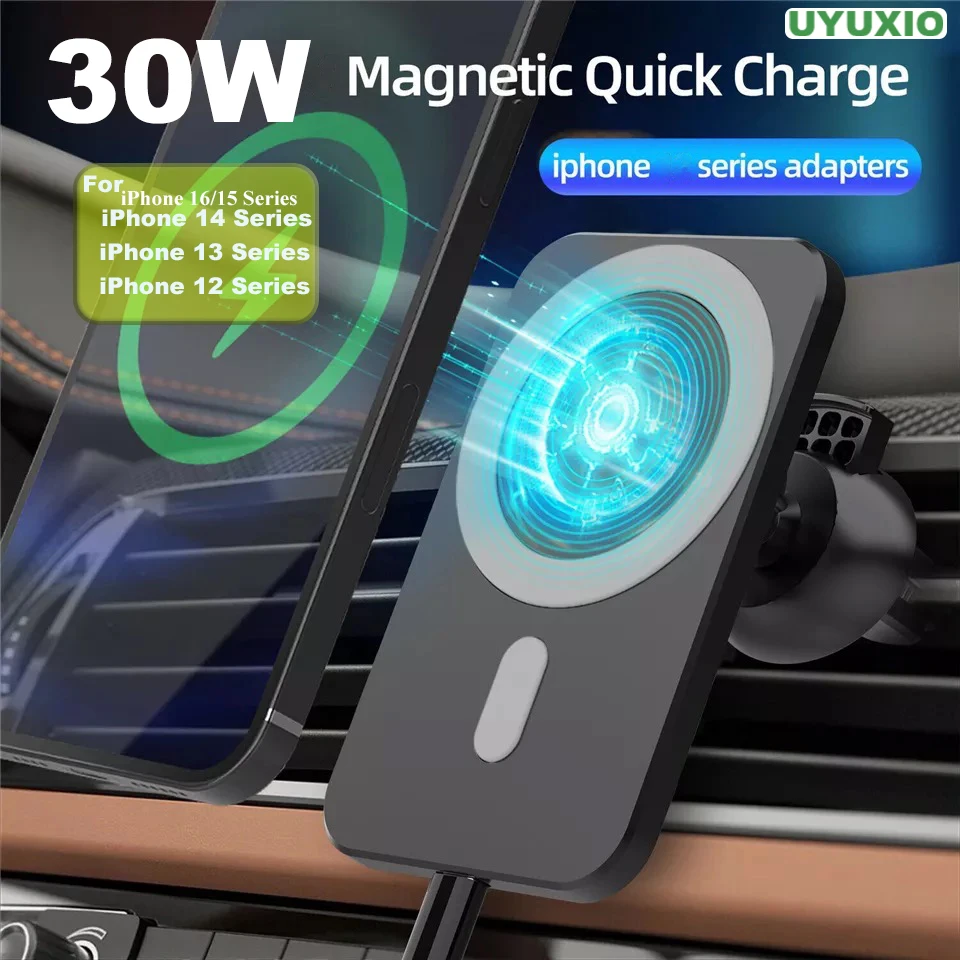 Phone Cooling Fan - UYUXIO 30 W kabelloses Ladegerät, magnetischer