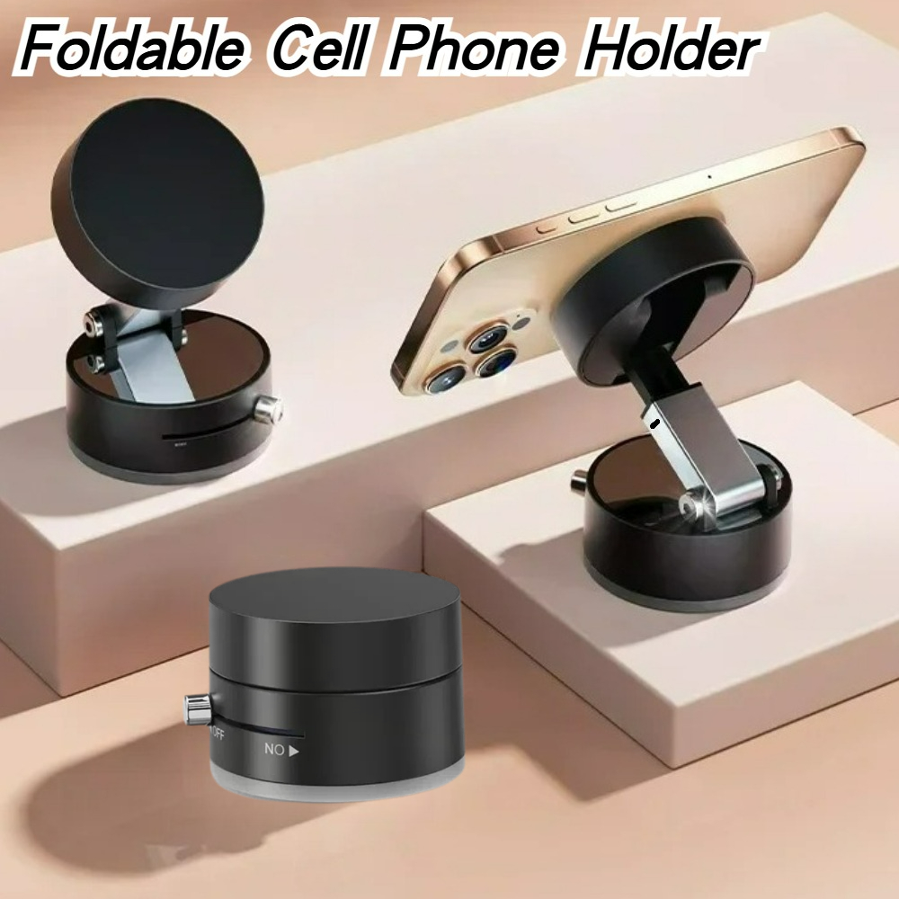 Phone Accessories Holder - Hochleistungs-Magnet-Vakuumhalter, faltbar, universeller Telefonständer für Auto,
