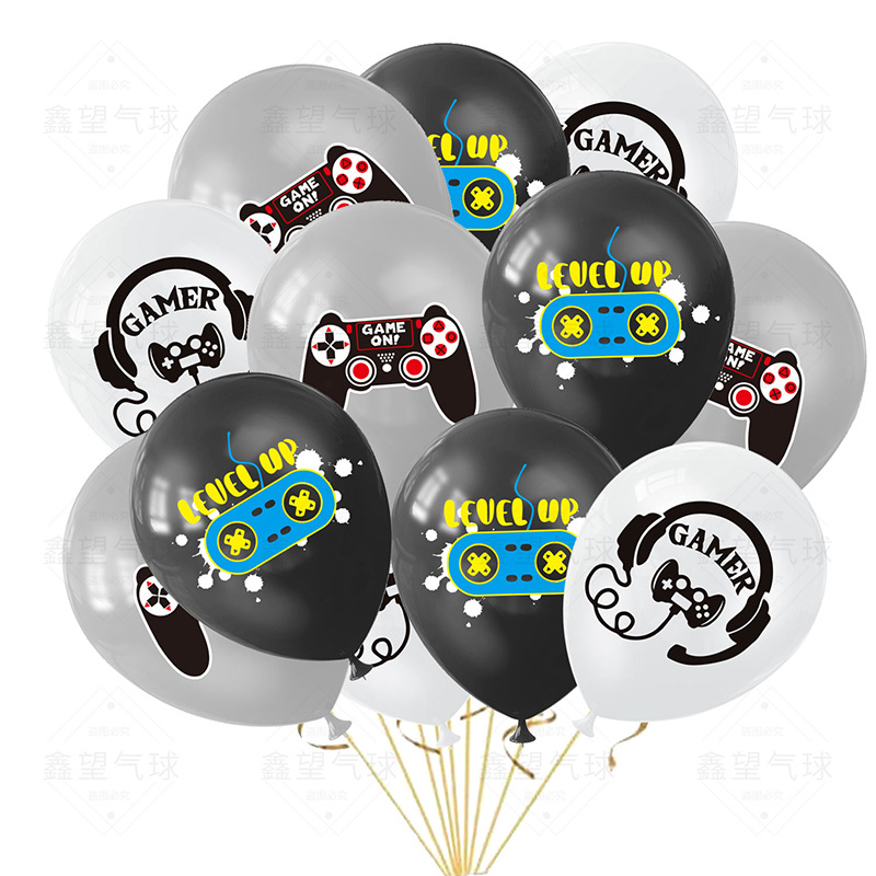 Gaming Controller Phone - 10/30pcs schwarz weiß spielen Spiel ballons