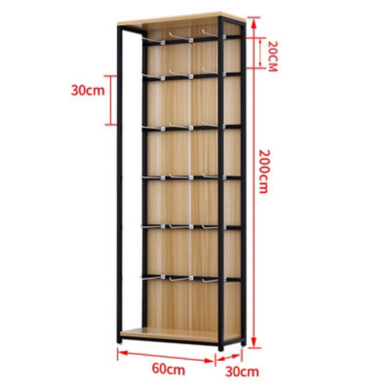 Phone Accessories Rack Display - Supermarkt-Regalvitrine für Hausschuhe, Mobiltelefone, Schreibwaren, Zubehör,