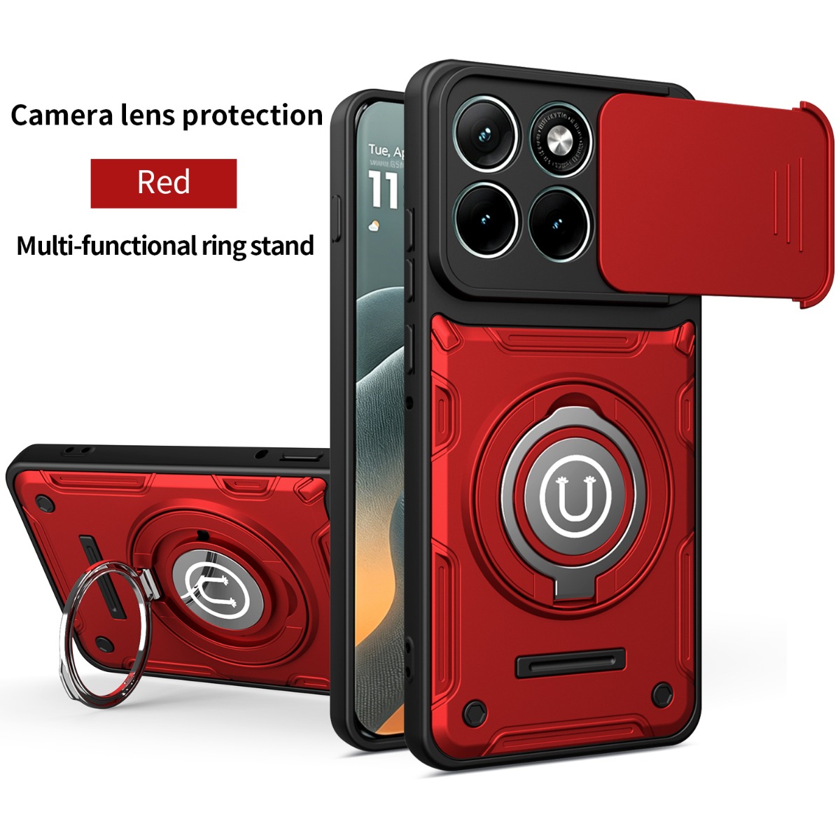 Phone Ring Holder - Stoßfeste Handyhülle mit Ringhalter für Motorola