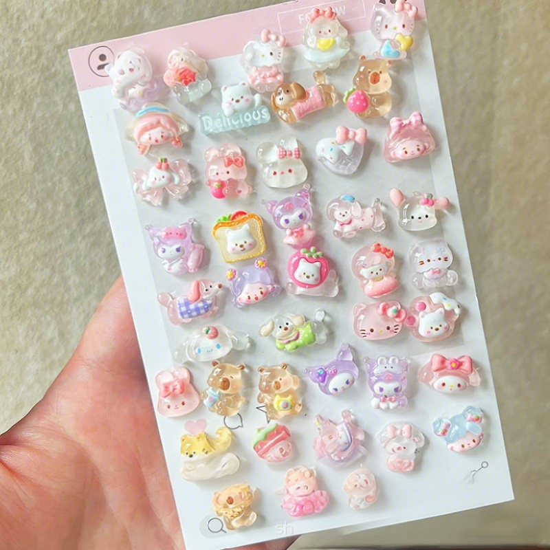 Phone Accessories Clipart - 10-100 Stück Mini Glattes Transparentes Gemischtes