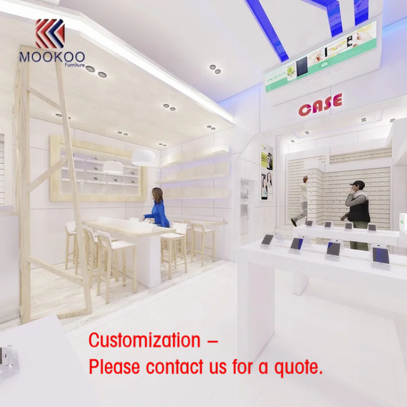 Phone Accessories Rack Display - Maßgefertigte 3D-Design-Handy-Shop-Displayständer, Innendekorationszubehör, Kiosk-Vitrine