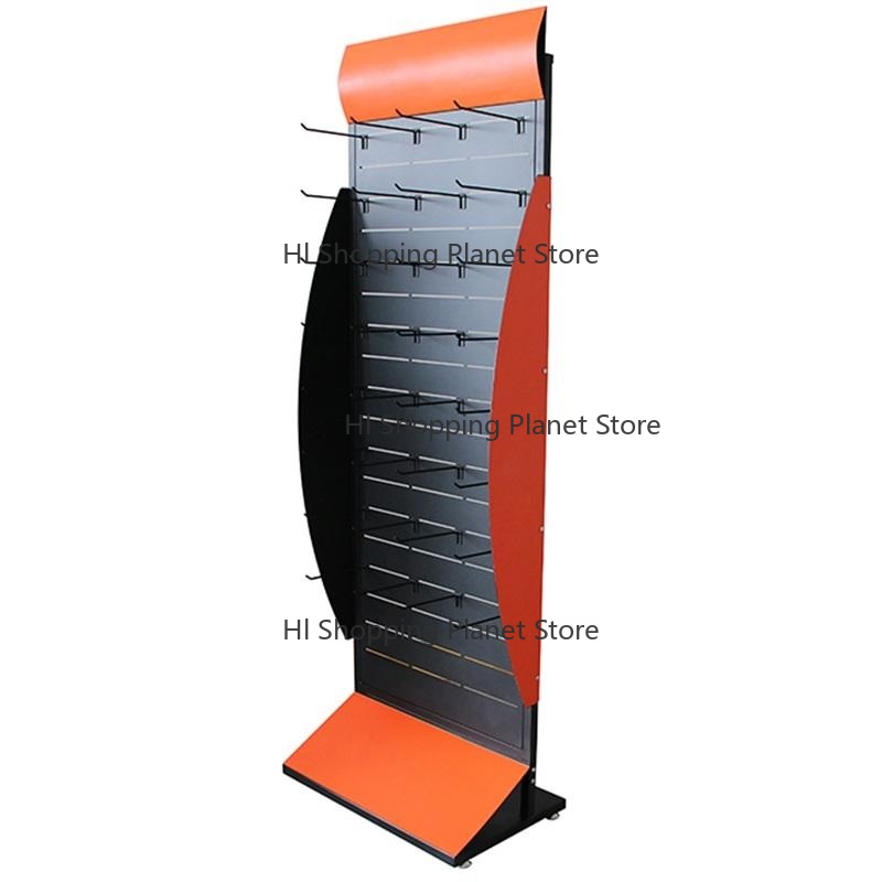 Phone Accessories Rack Display - Maßgefertigte moderne Metall-Slatwall-Regale, Ständer für Handy-Zubehör,
