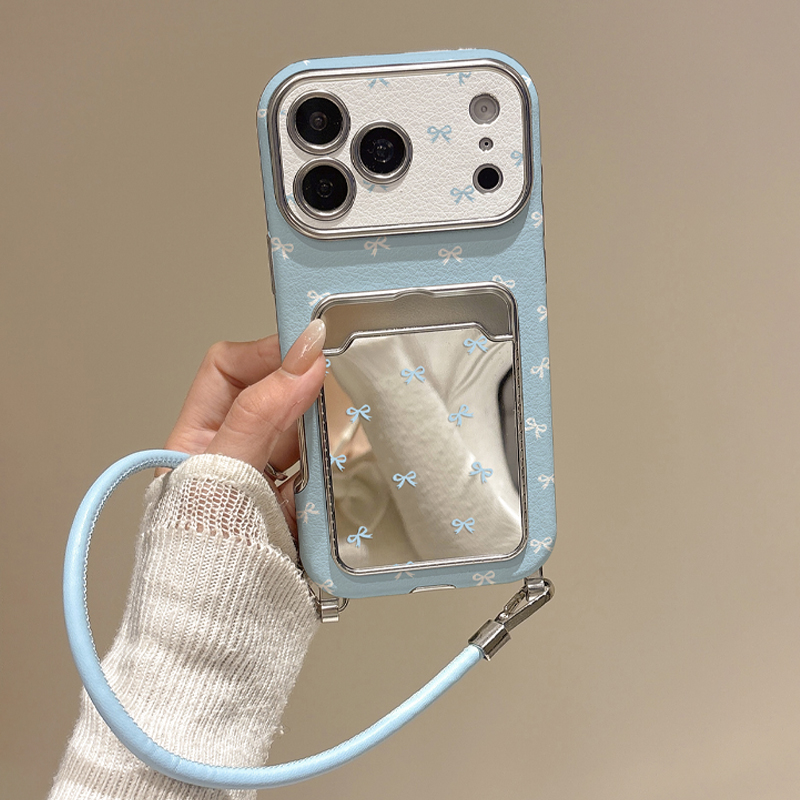 Niedliche Schleifen-Spiegel-Ka – Phone Accessories Holder Bewertung und Preis