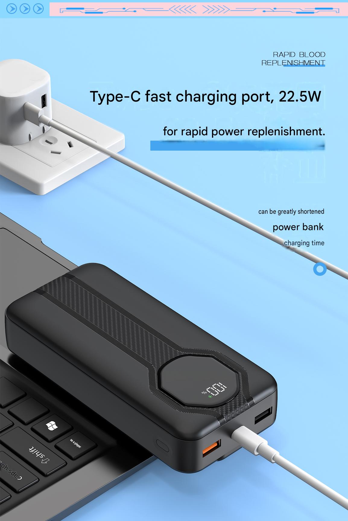 20000mAh Powerbank mit Digital – Portable Charger 20000Mah Bewertung und Preis
