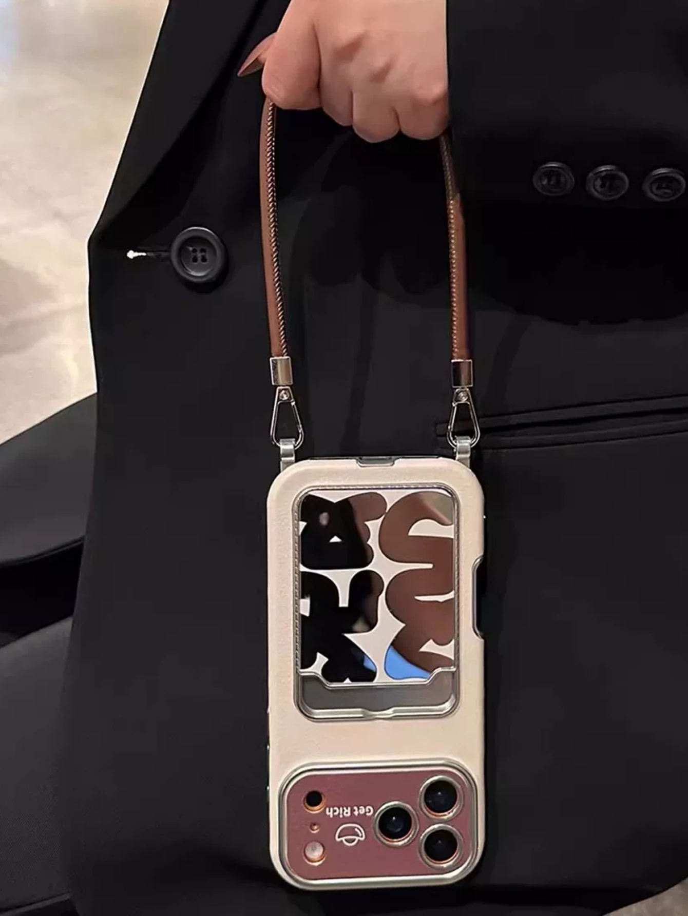 Luxuriöse Leder-Handyhülle mit – Phone Accessories Holder Bewertung und Preis