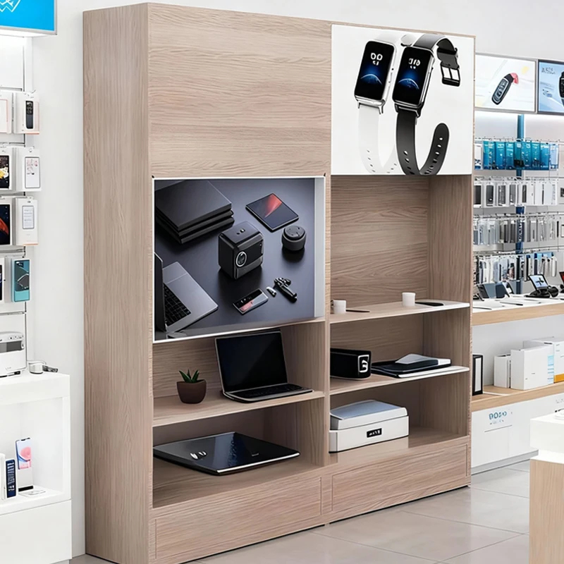 Maßgefertigtes Metall-Kleiders – Phone Accessories Rack Display Bewertung und Preis