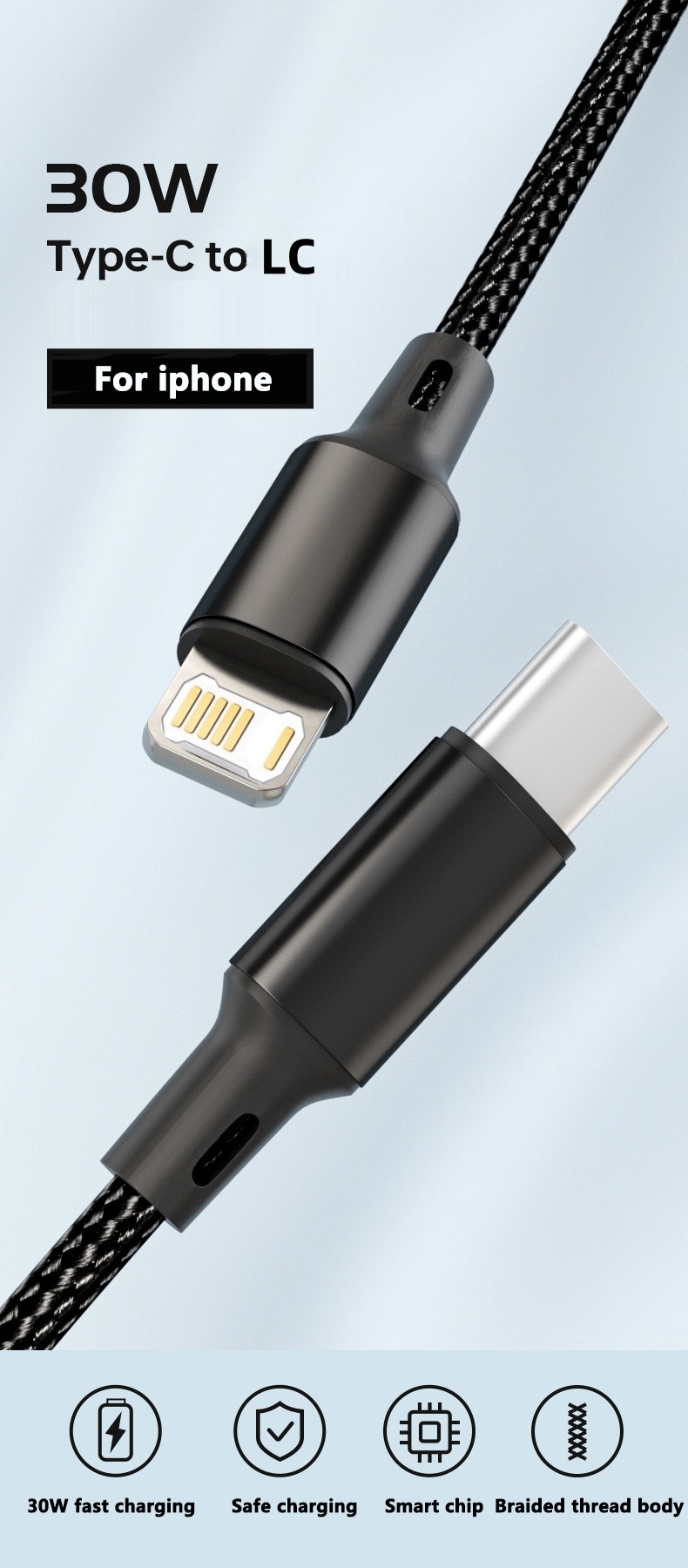 PD 30W USB-Kabel für iPhone 14 – Phone Accessories Online Bewertung und Preis