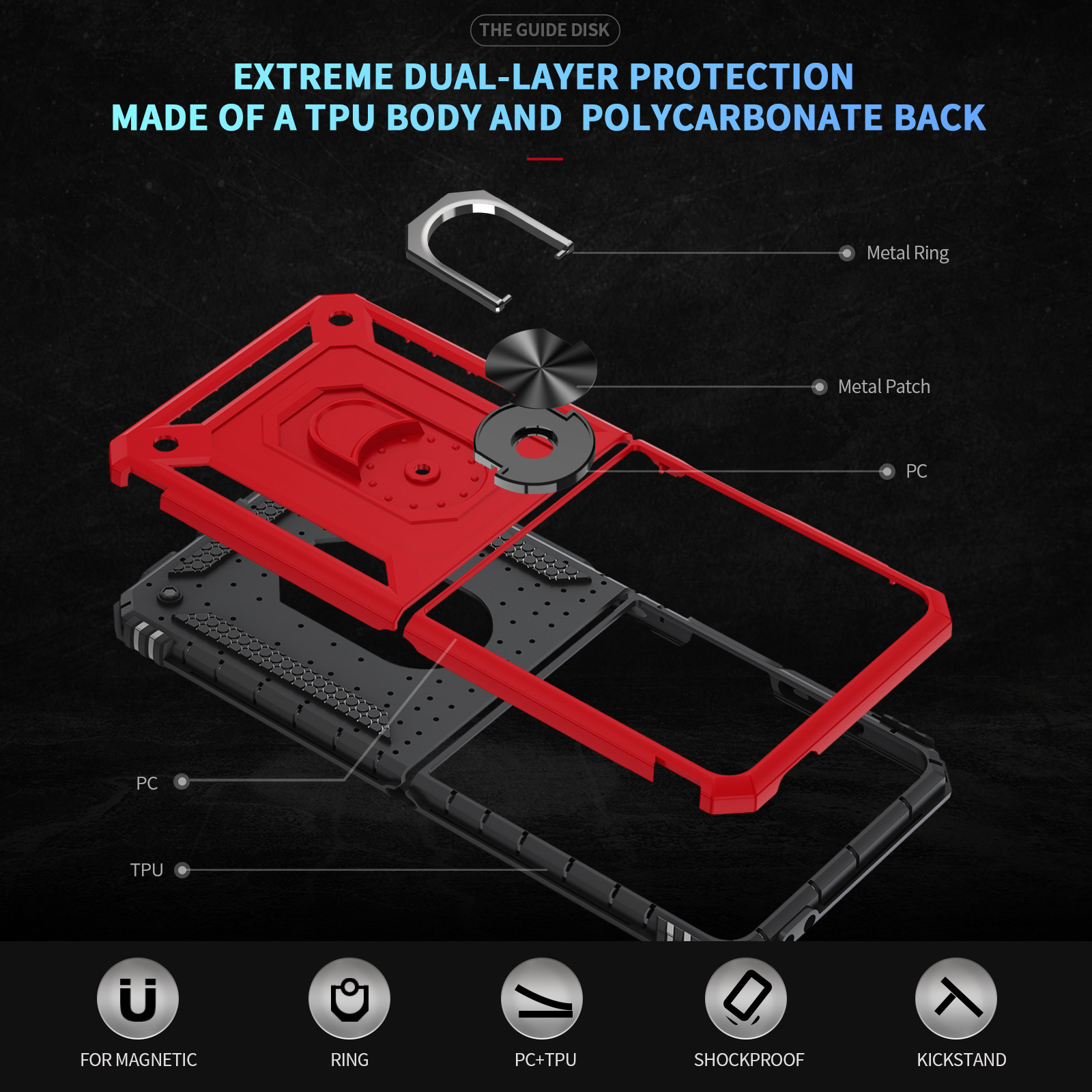 Militärische, stoßfeste Handyh – Phone Ring Holder Bewertung und Preis