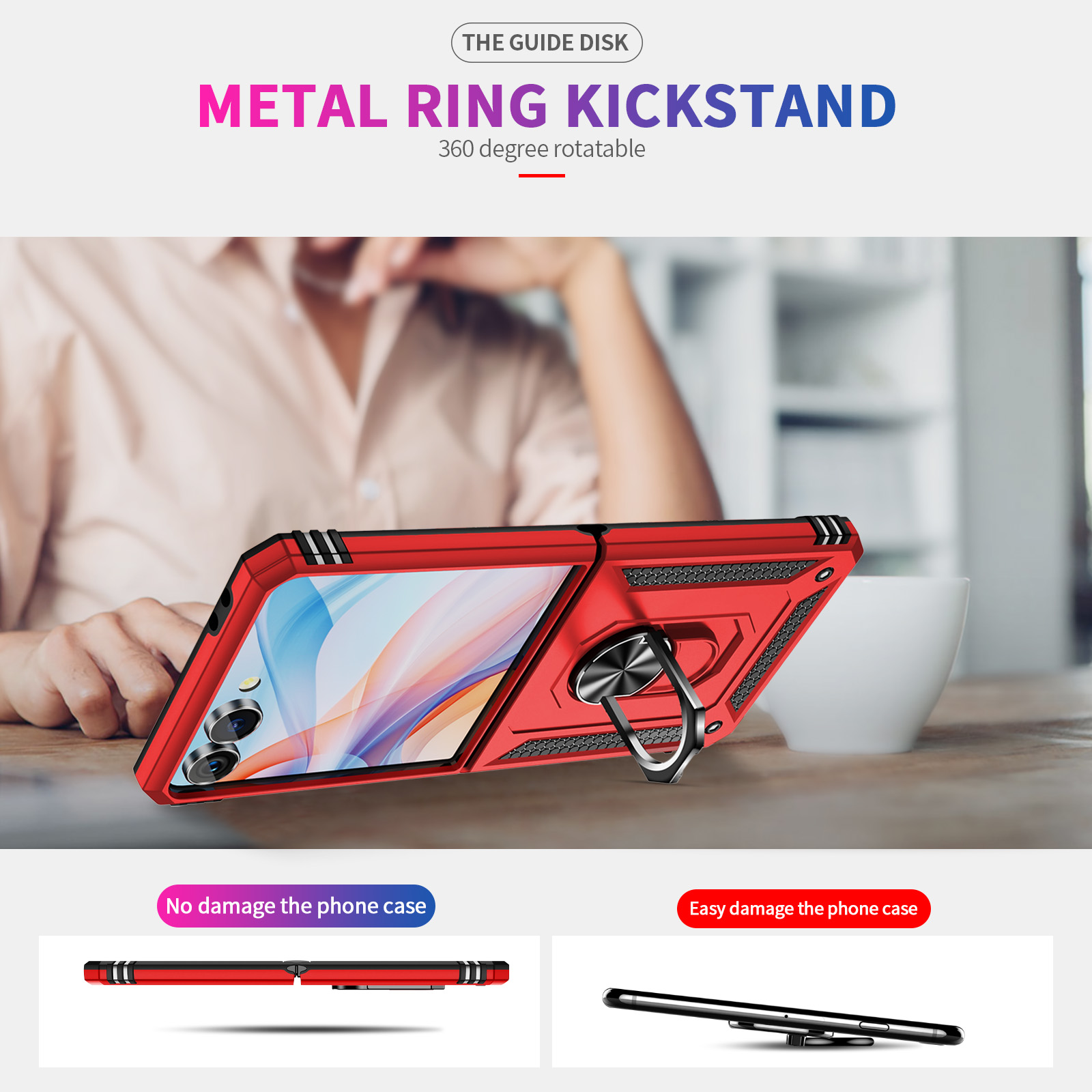 Militärische, stoßfeste Handyh – Phone Ring Holder Bewertung und Preis