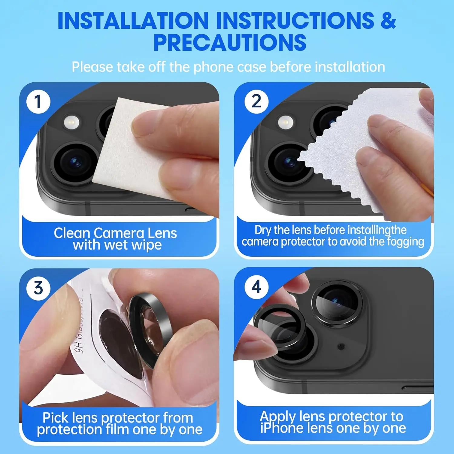 2-3 Stück gehärtetes Glas Kame – Phone Accessories Online Bewertung und Preis