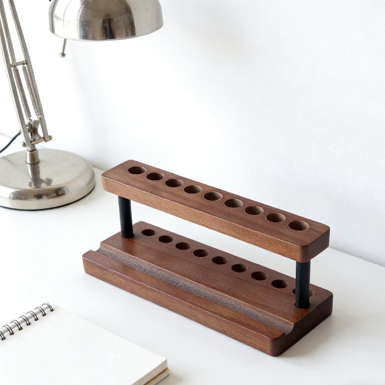 Stifthalter aus Holz mit 9 Fäc – Phone Accessories Rack Display Bewertung und Preis