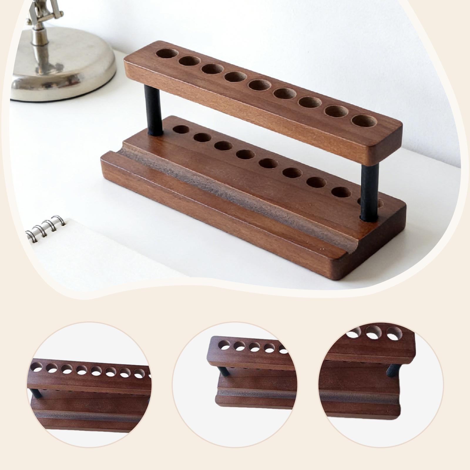 Stifthalter aus Holz mit 9 Fäc – Phone Accessories Rack Display Bewertung und Preis